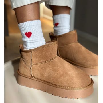 Cizme tip Ug Daianaz Camel
