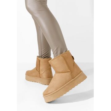 Cizme tip ugg Zadra V3 kaki