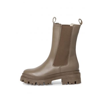 Cizme mid-calf Chelsea din piele