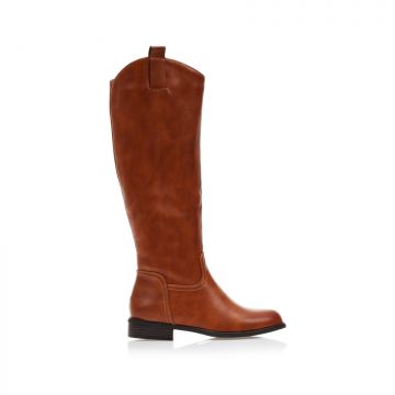 Cizme Camel Imitație Piele
