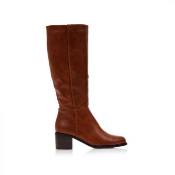 Cizme Camel Imitație Piele