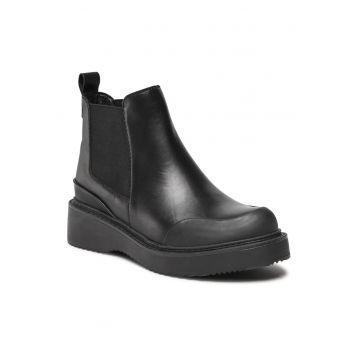 Cizme Chelsea dama -  Piele naturala - Negru