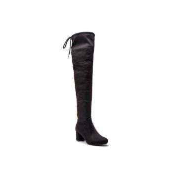 Cizme dama - 197621583 - Negru - Textil