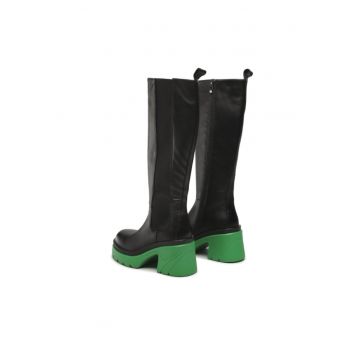 Cizme dama -  5904248654108 - Negru - Piele ecologica