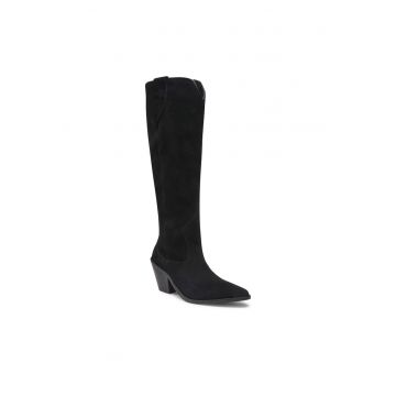 Cizme dama -  Piele naturala - Negru