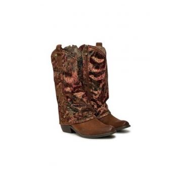 Cizme cowboy dama  Ercwinao 22 - piele naturala - marimea 36 - Maro