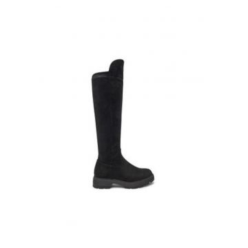 Cizme dama  1-25610-43 - negru - textil