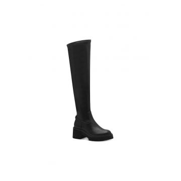 Cizme dama 1-25621-43 001 -  Textil - Negru