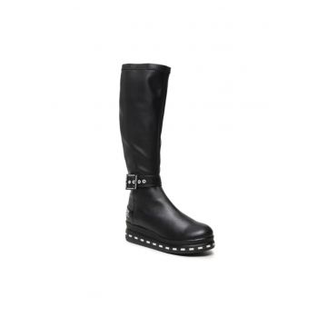 Cizme dama -  209187403 - Negru - Piele naturala