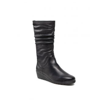 Cizme dama -  301235361 - Piele naturala - Negru