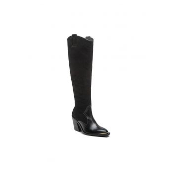 Cizme dama -  301547167 - Piele naturala - Negru