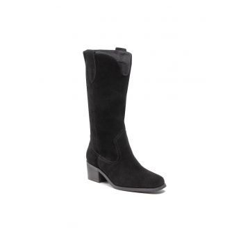 Cizme dama -  301576006 - Piele naturala - Negru