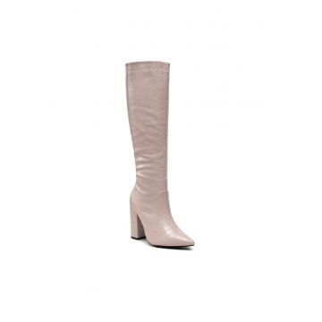 Cizme dama -  301727828 - Piele ecologica - Bej