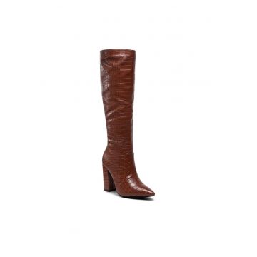 Cizme dama -  301727842 - Piele ecologica - Maro