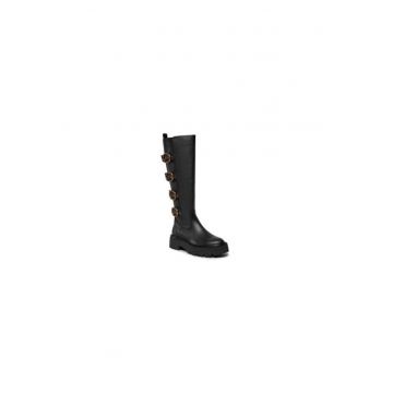 Cizme dama  303052225 - Piele naturala - Negru