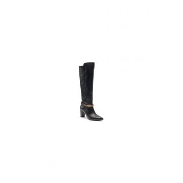 Cizme dama  303207243 - Piele naturala - 38 EU - Negru