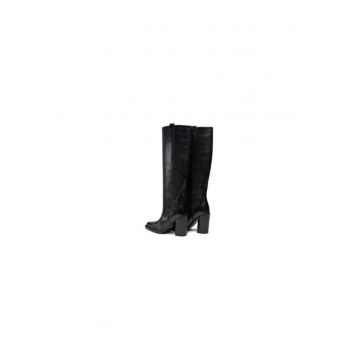 Cizme dama  303221591 - Piele naturala - Negru