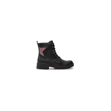 Cizme dama  303950866 - Piele ecologica - Negru
