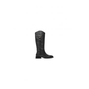 Cizme dama  304067983 - Piele naturala - Negru