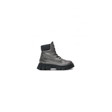 Cizme dama  304326509 - Piele ecologica - 35 EU - Argintiu