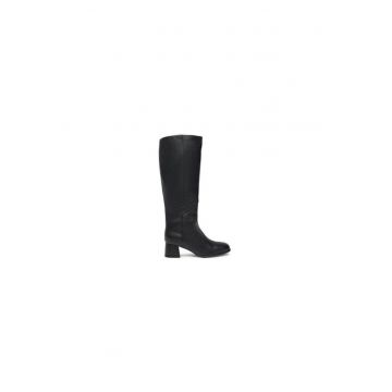 Cizme dama  304336782 - Piele naturala - Negru