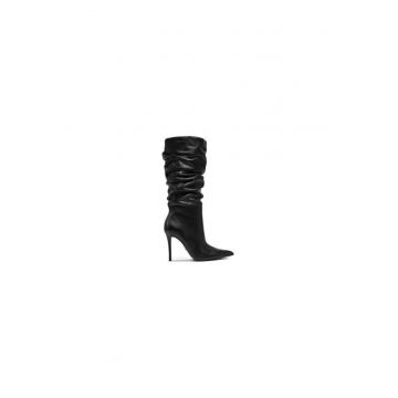 Cizme dama  304365645 - Piele ecologica - Negru