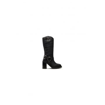 Cizme dama  304418280 - Piele naturala - Negru