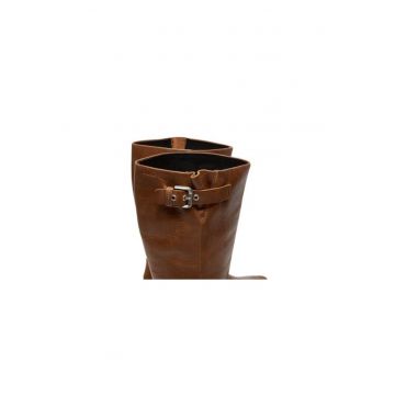 Cizme dama  304622076 - Piele naturala - Maro