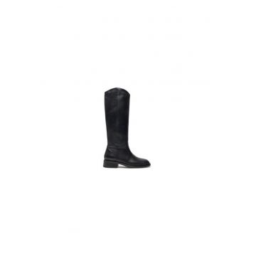 Cizme dama  304622441 - Piele naturala - Negru