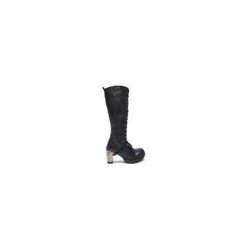 Cizme dama  304874581 - Piele ecologica - Negru