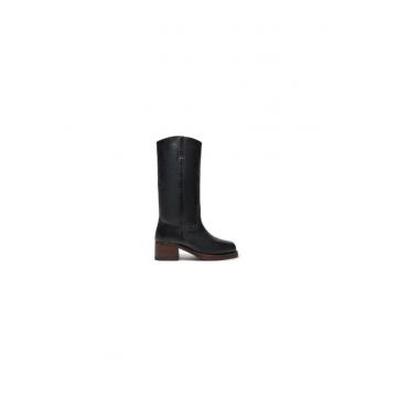 Cizme dama  304962134 - Piele naturala - Negru