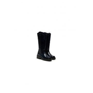 Cizme dama  304962240 - Piele naturala - Negru