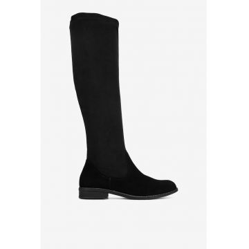 Cizme dama  5903419431395 - Piele intoarsa - Negru