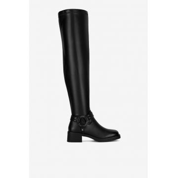 Cizme dama  5903419548468 - Sintetic - Negru