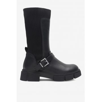 Cizme dama  5905588143642 - Sintetic - Negru