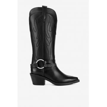 Cizme dama  5905588787105 - Piele naturala - Negru