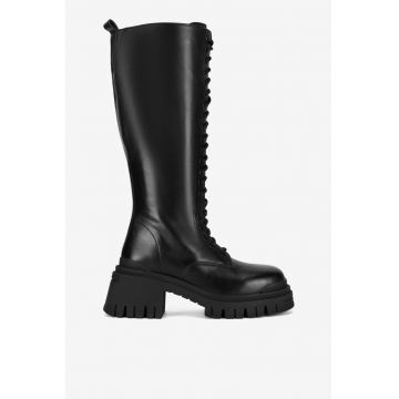 Cizme dama  5905588815297 - Piele naturala - Negru
