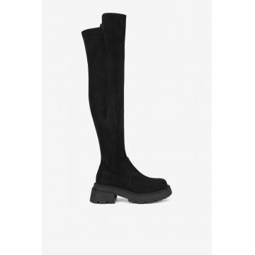 Cizme dama  5905588841760 - Textil - Negru
