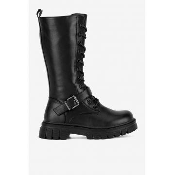 Cizme dama  5905588968351 - Sintetic - Negru