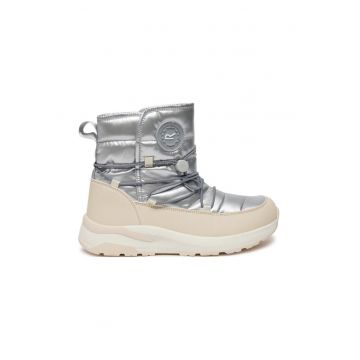 Cizme dama -  74987 - Piele ecologica - Argintiu