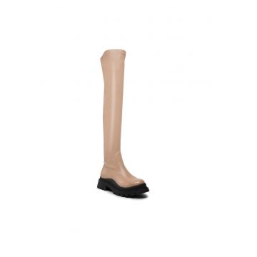 Cizme dama dama -  301728450 - Piele ecologica - Bej