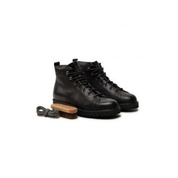 Cizme dama  Explorer R300 - piele naturala - negru -