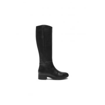 Cizme dama  Oficerki D Felicity D D84G1D 00043 C9999 - piele ecologica - negru -