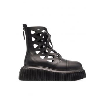 Cizme dama -  Piele - Negru
