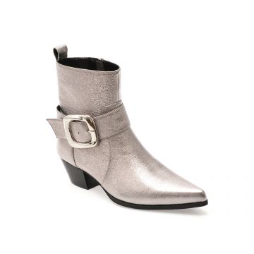 Ciocate elegante EPICA PREMIUM gri, B084, din piele naturala