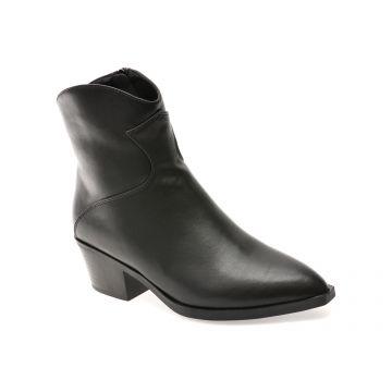 Ciocate elegante FLAVIA PASSINI negre, C610, din piele naturala