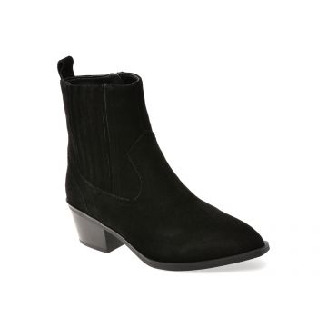 Ciocate elegante FLAVIA PASSINI negre, H61, din piele intoarsa