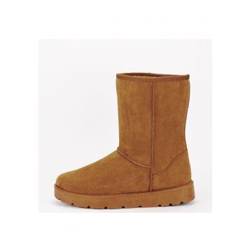 Cizme camel imblanite F03 111 16198