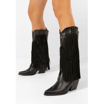 Cizme cowboy Cosira negre