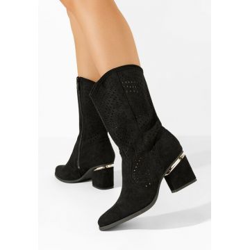 Cizme cowboy damă Dabiera negre
